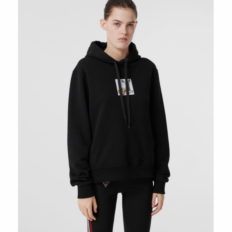 Burberry 女士 印花連帽衛衣L碼-2