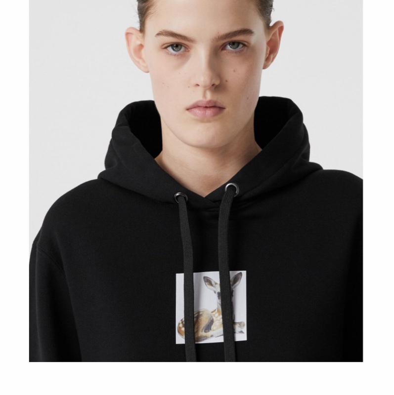 Burberry 女士 印花連帽衛衣L碼-6