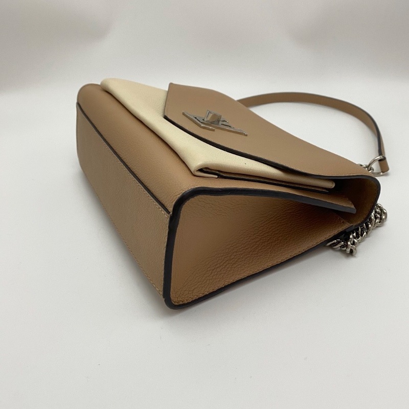 LV 拼色MYLOCKME手提斜背包22.5*17*5.5 98新配件塵袋-5