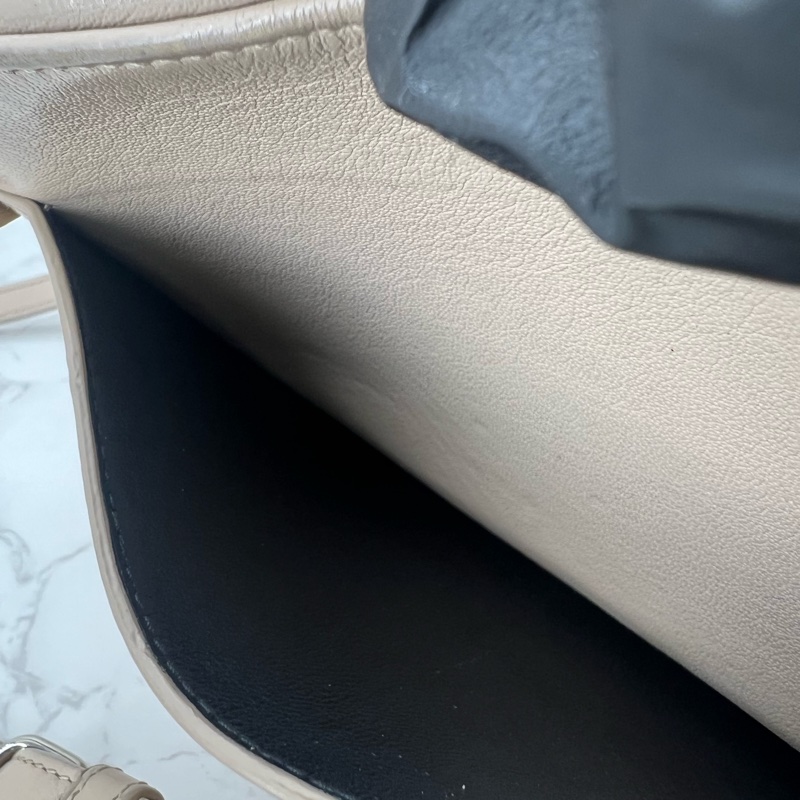 香緹國際精品 829 巴黎世家 奶茶色 相機包-13