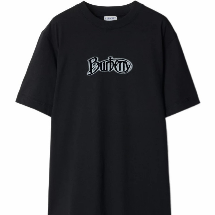 Burberry 女士 徽標棉質T恤XS S M L碼-0