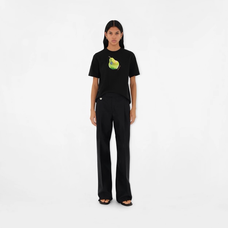 Burberry 女士 徽標短袖T恤XXS XS碼-3