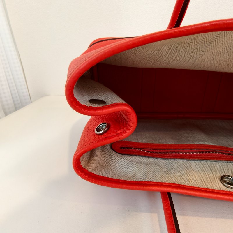 愛馬仕/Hermes 花園30 togo 皮面 T刻 2015年 93愛馬仕橘色 30*21*13cm 98新-9