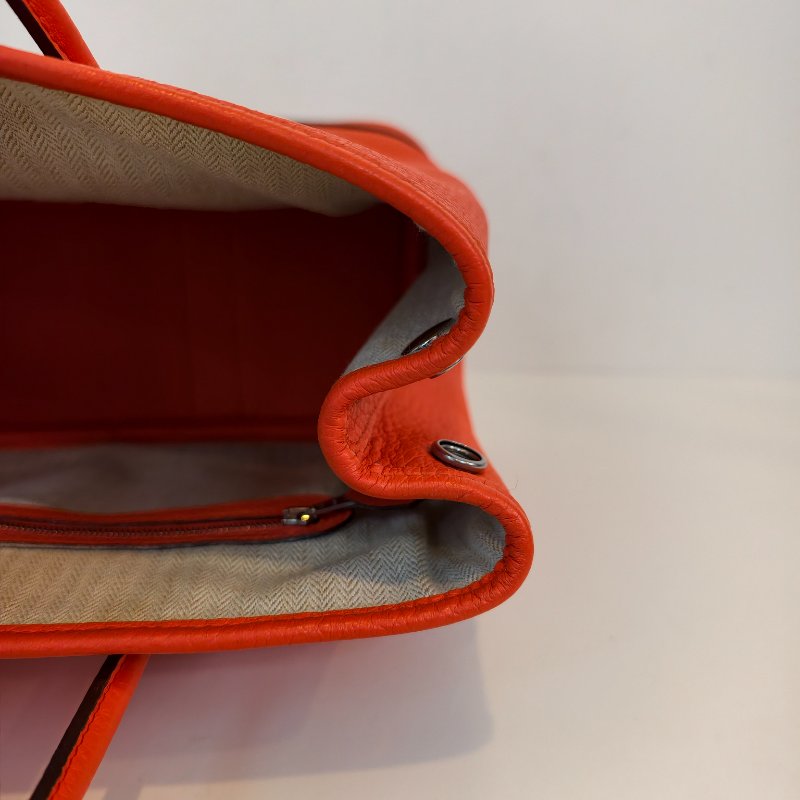 愛馬仕/Hermes 花園30 togo 皮面 T刻 2015年 93愛馬仕橘色 30*21*13cm 98新-10