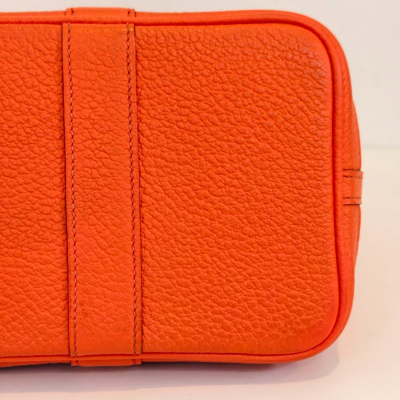 愛馬仕/Hermes 花園30 togo 皮面 T刻 2015年 93愛馬仕橘色 30*21*13cm 98新-15