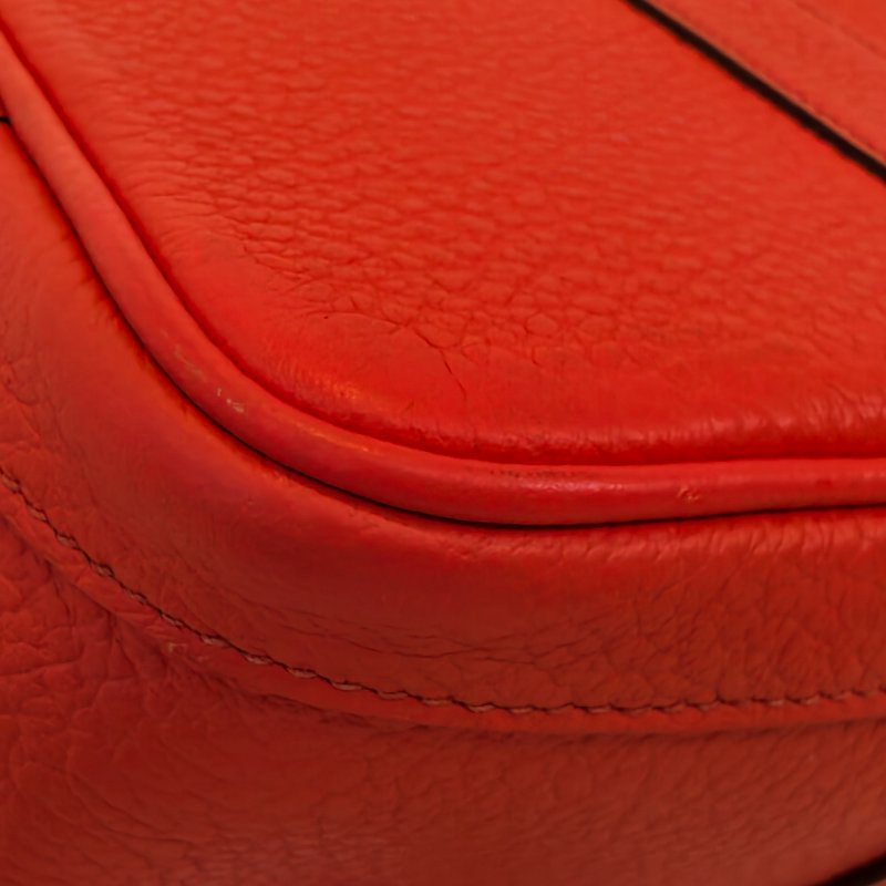愛馬仕/Hermes 花園30 togo 皮面 T刻 2015年 93愛馬仕橘色 30*21*13cm 98新-19
