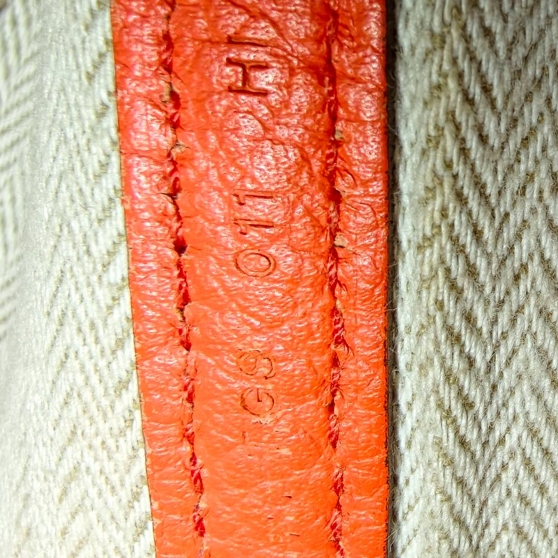 愛馬仕/Hermes 花園30 togo 皮面 T刻 2015年 93愛馬仕橘色 30*21*13cm 98新-20