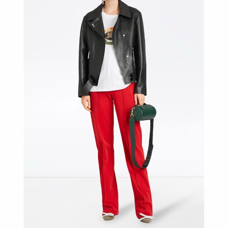 Burberry 女士 馬術騎士LOGO刺繡T恤XS S M L XL碼-5