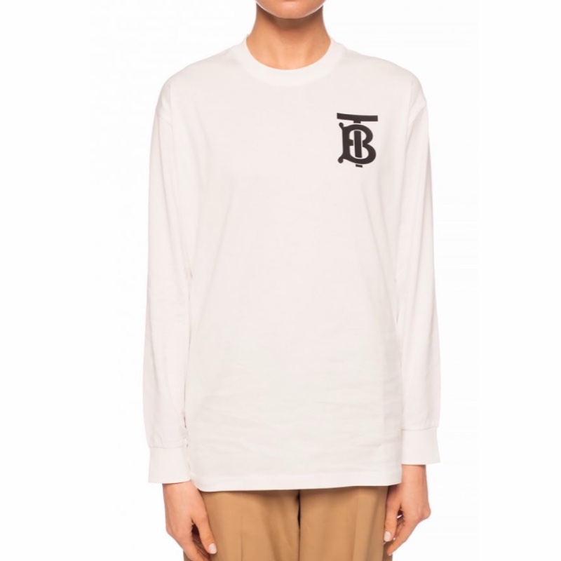 Burberry 女士 logo圓領T恤M L碼-0