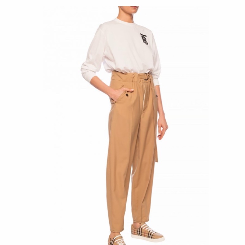 Burberry 女士 logo圓領T恤M L碼-6