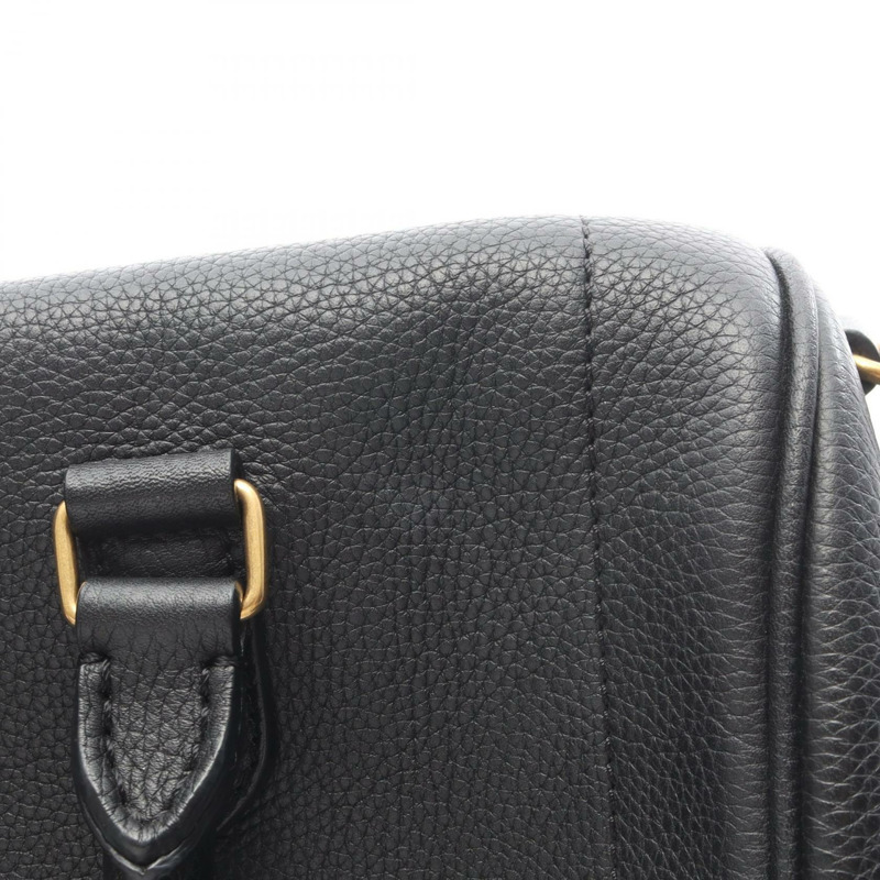 CELINE 黑色皮革肩斜背包,二手女款-7