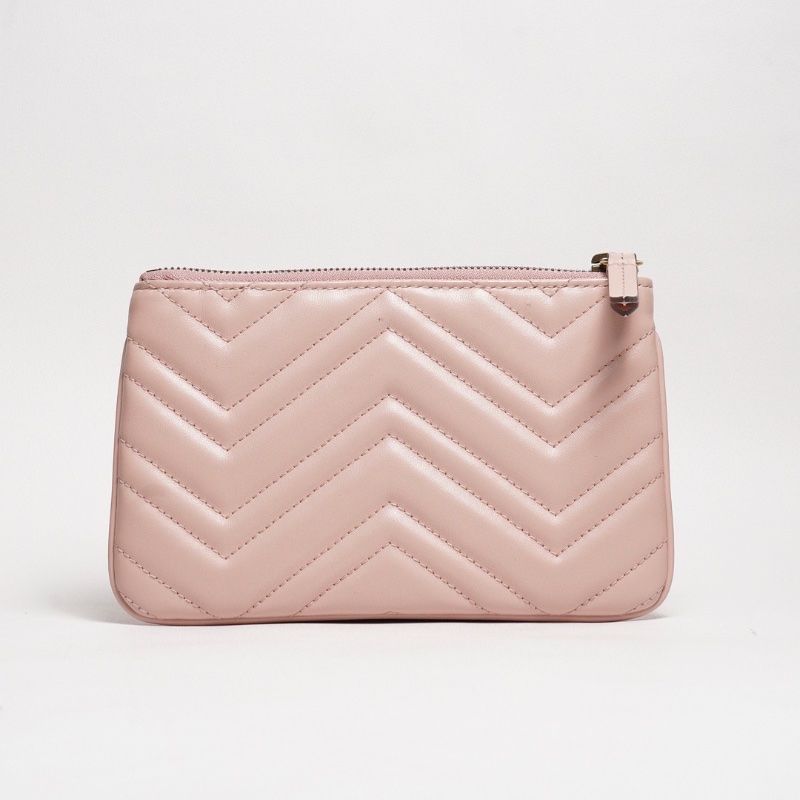 Gucci GG Marmont 皮革斜背包+手拿包+零錢包 一組3個-1