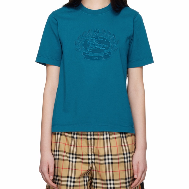 Burberry 女士 圓領短袖T恤XS S M L碼-1