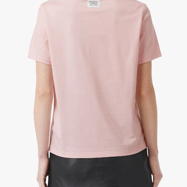 Burberry 女士 蒙太奇印花T恤M碼-6