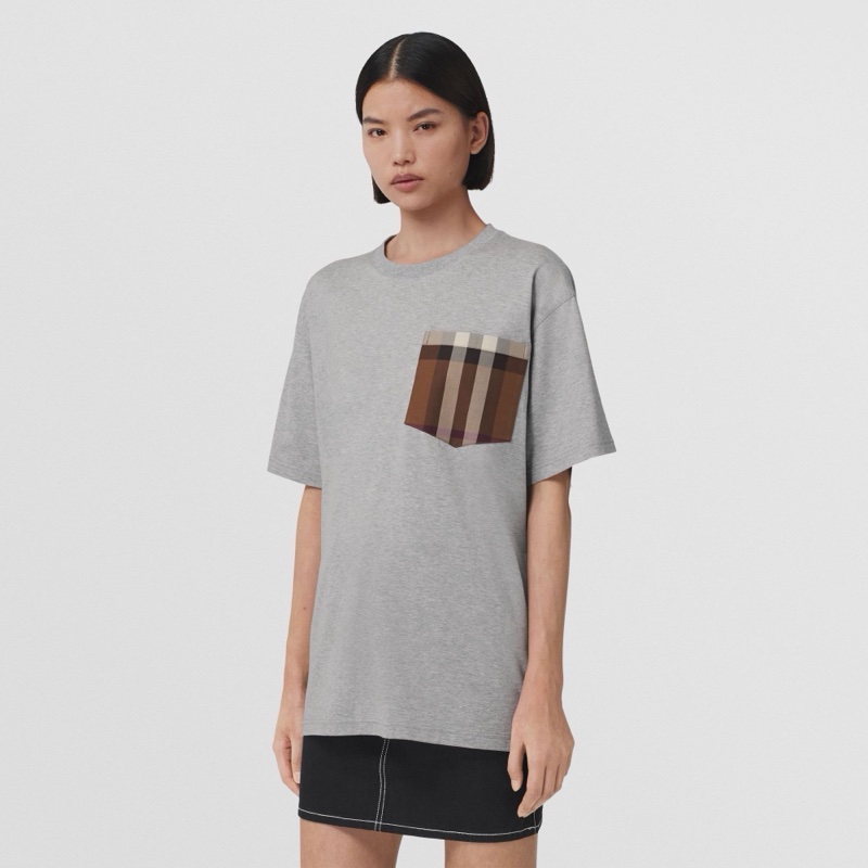 Burberry 女士 徽標T恤S M L XL碼-1