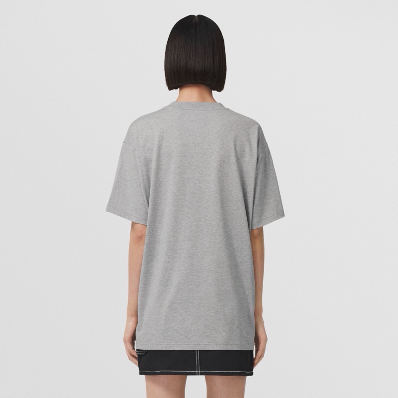Burberry 女士 徽標T恤S M L XL碼-3