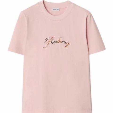 Burberry 女士 格子草書LogoT恤XXS XS S M L XL碼