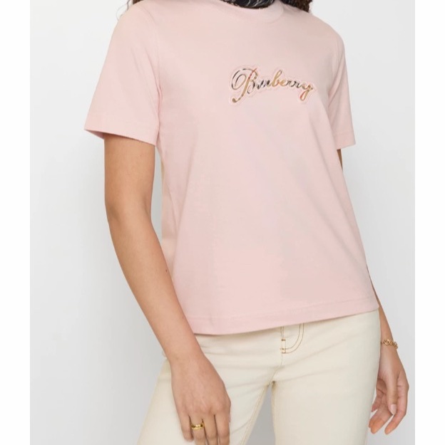 Burberry 女士 格子草書LogoT恤XXS XS S M L XL碼-4