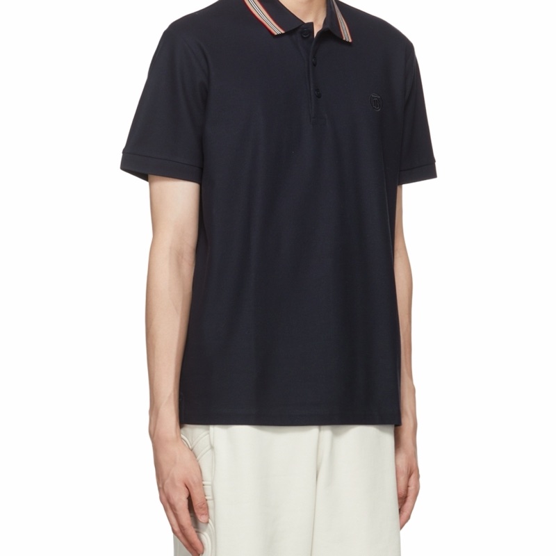 Burberry 男士 標誌性條紋衣領Polo 衫XXS XS S M L XL XXL XXXL碼-2