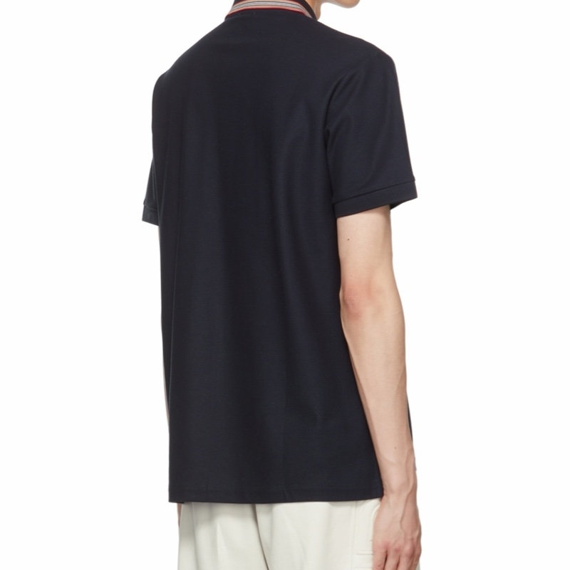 Burberry 男士 標誌性條紋衣領Polo 衫XXS XS S M L XL XXL XXXL碼-4