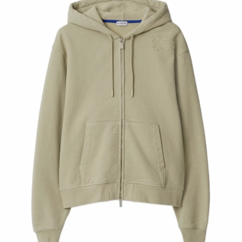 Burberry 男士 棉質拉鍊衛衣XXS XS S M L XL碼模特身高 189 CM,穿著 UK M 碼-0