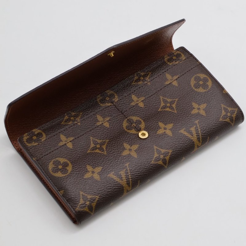 LOUIS VUITTON Sarah翻蓋長夾 - 棕-3