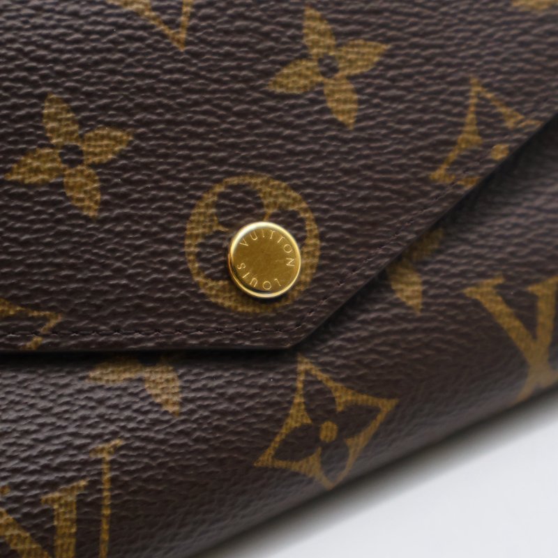 LOUIS VUITTON Sarah翻蓋長夾 - 棕-7