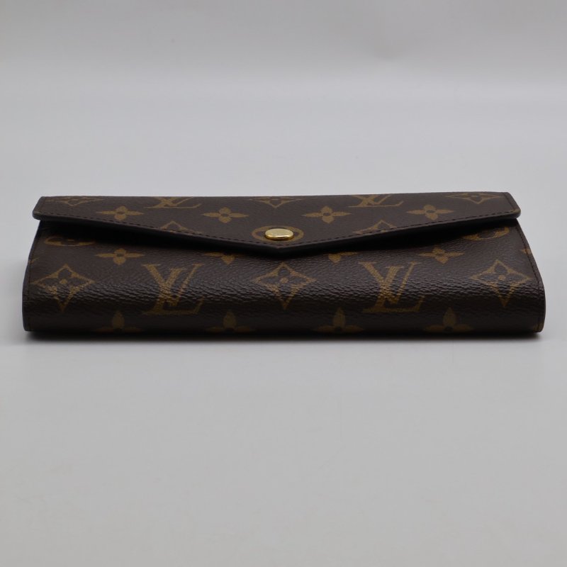LOUIS VUITTON Sarah翻蓋長夾 - 棕-11