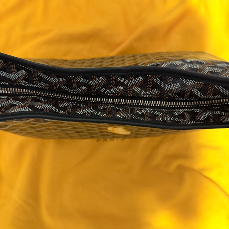Goyard HOBO 黑棕 黃色蝴蝶 99新-10