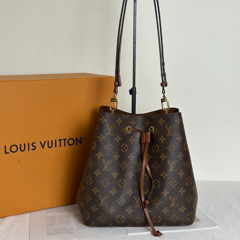 LOUIS VUITTON Neonoe水桶包 - MM棕-0