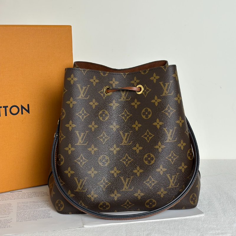 LOUIS VUITTON Neonoe水桶包 - MM棕-3