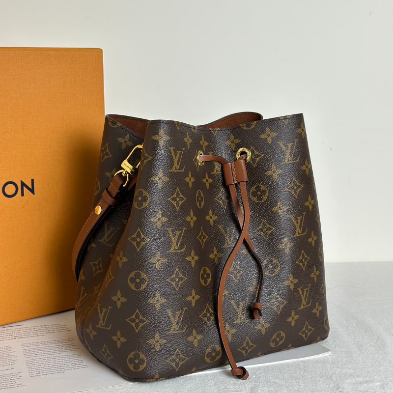 LOUIS VUITTON Neonoe水桶包 - MM棕-10