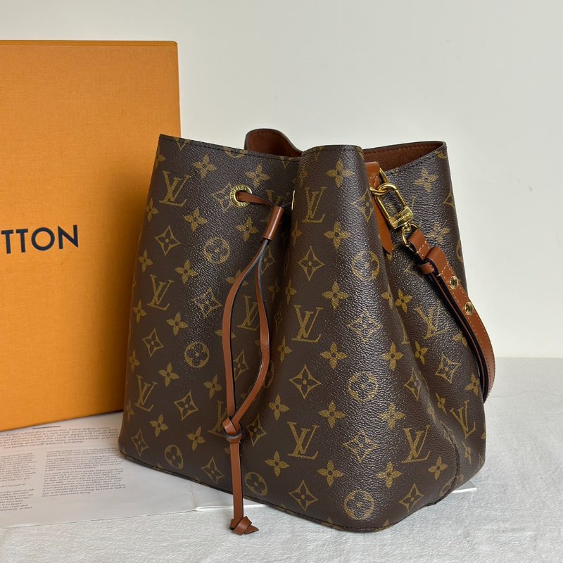 LOUIS VUITTON Neonoe水桶包 - MM棕-11
