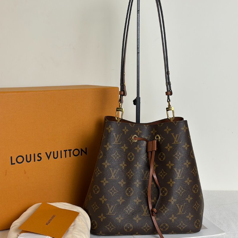 LOUIS VUITTON Neonoe水桶包 - MM棕-13