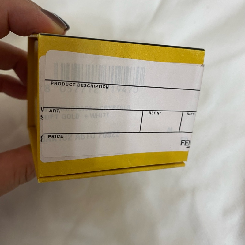 fendi全新珍珠款戒指尺寸L-6