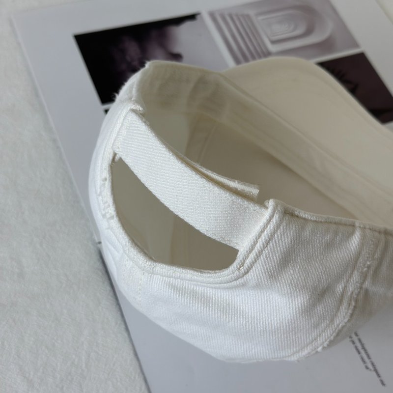 Miu Miu 刺繡休閒棒球帽 - S 白-6