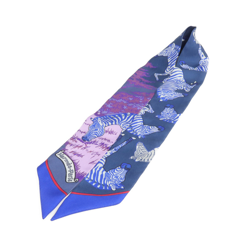 HERMES 絲質Twilly絲巾-2