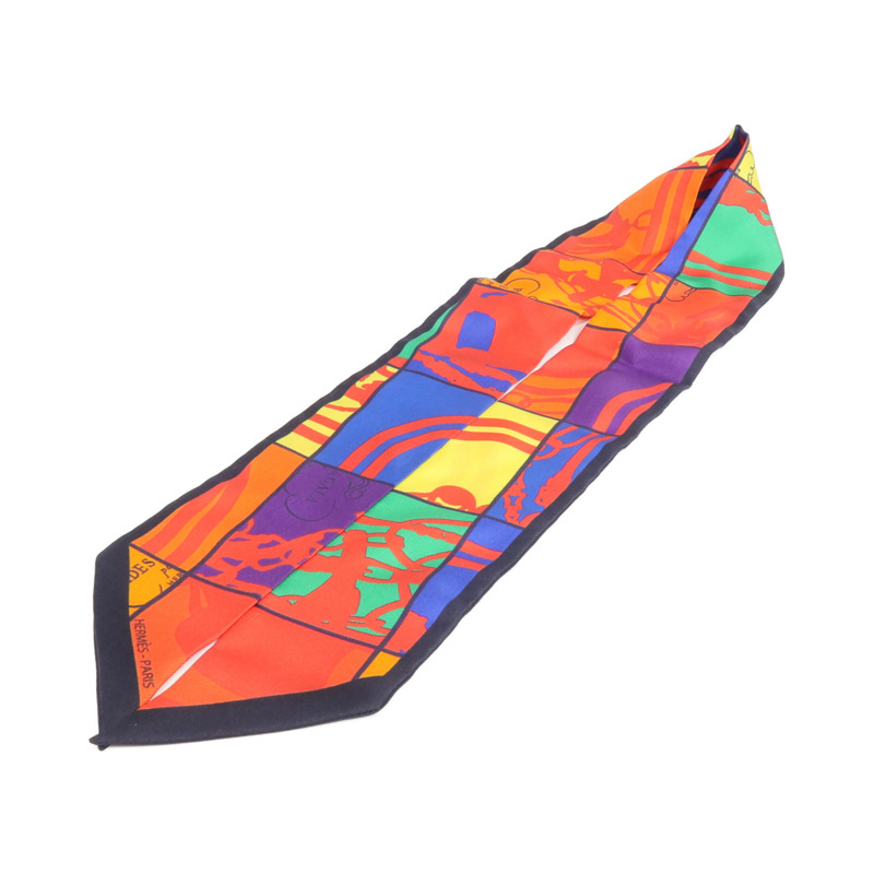 HERMES 絲質Twilly絲巾-2