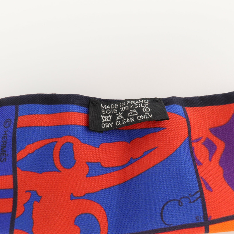 HERMES 絲質Twilly絲巾-6