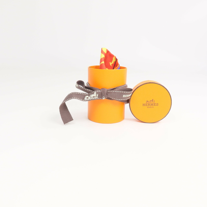 HERMES 絲質Twilly絲巾-7