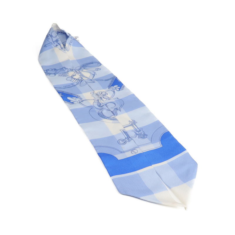 HERMES 絲質Twilly絲巾-3