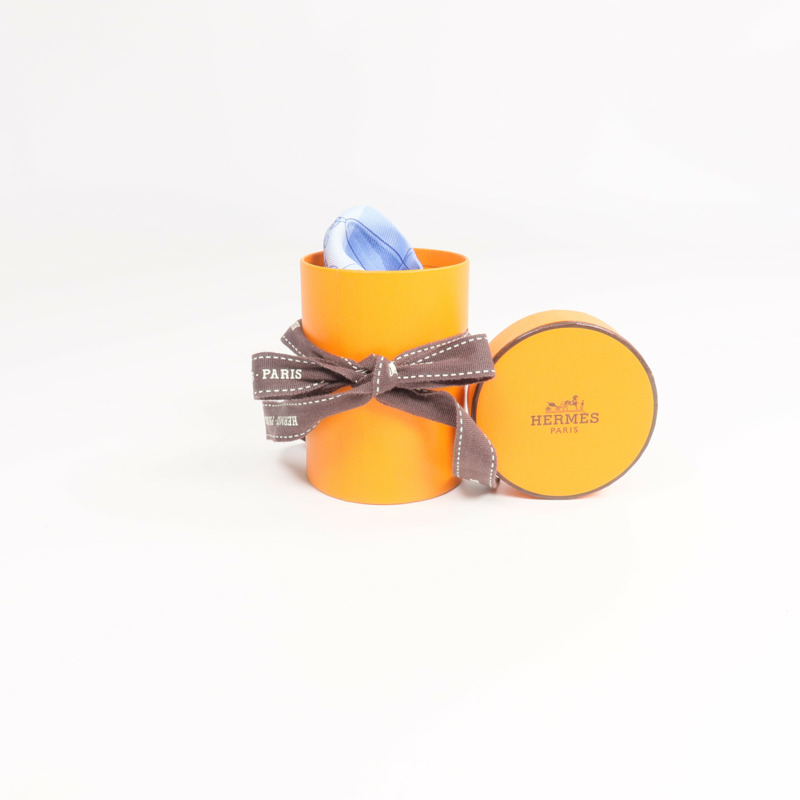 HERMES 絲質Twilly絲巾-10