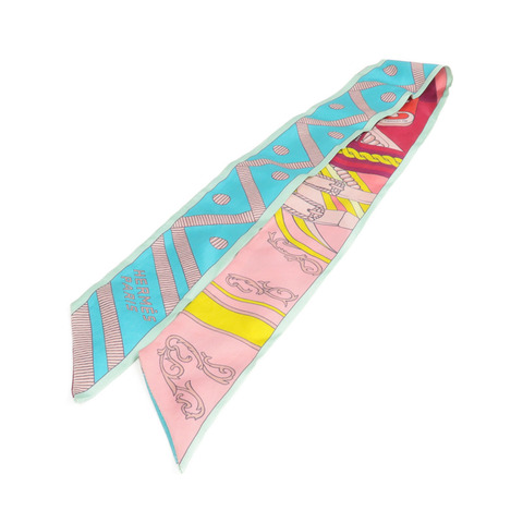 HERMES 絲質Twilly絲巾