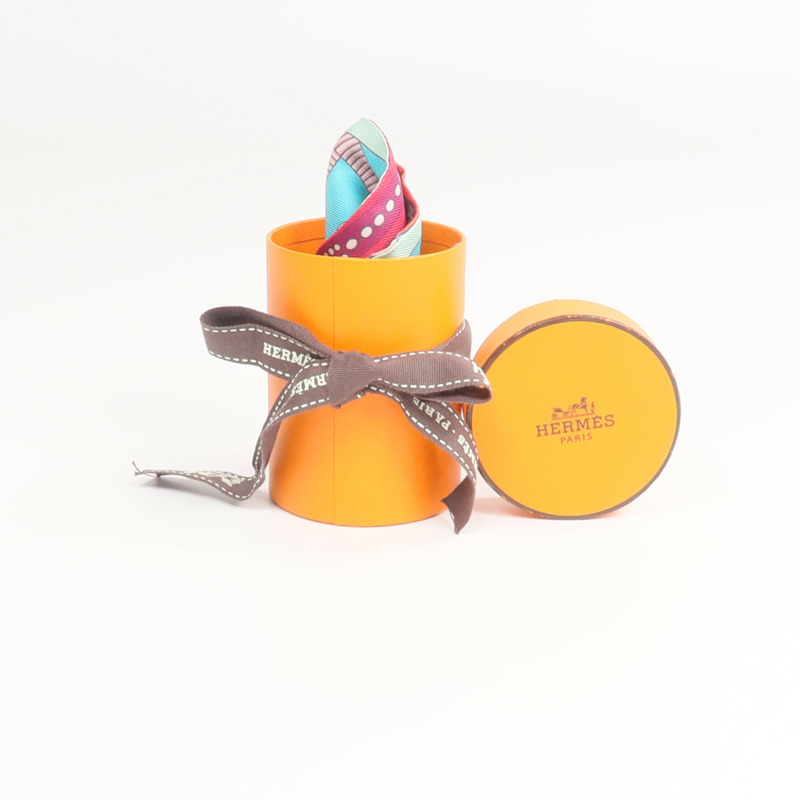 HERMES 絲質Twilly絲巾-8