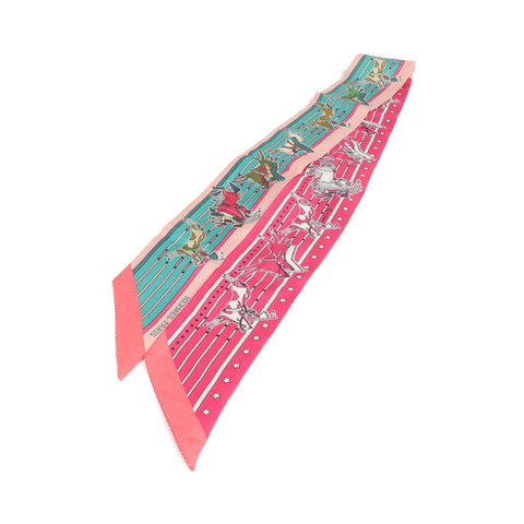 HERMES 絲質Twilly絲巾