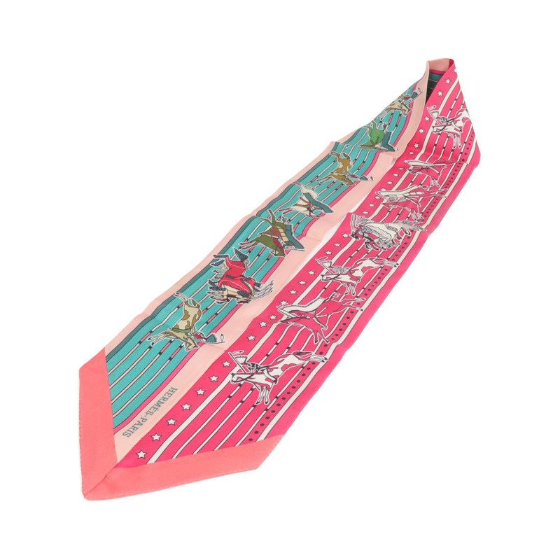 HERMES 絲質Twilly絲巾-2