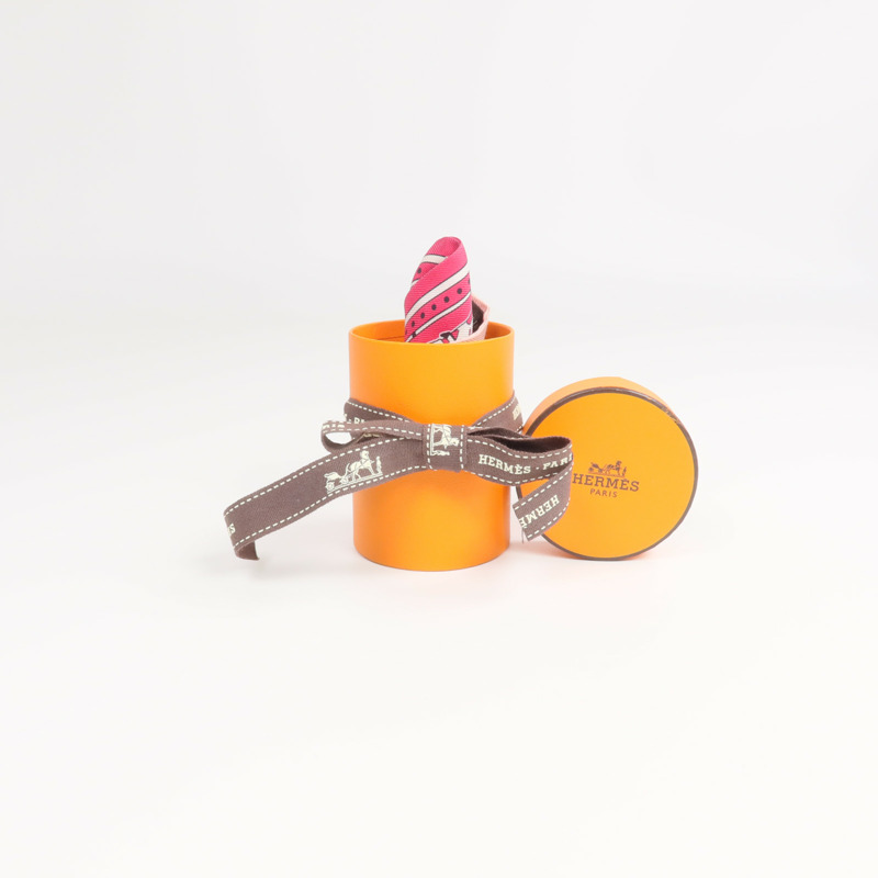 HERMES 絲質Twilly絲巾-9