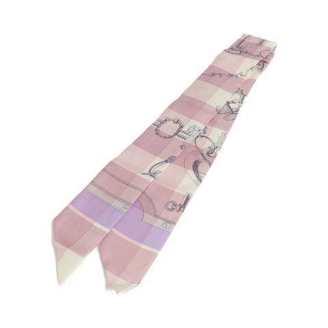 HERMES 絲質Twilly絲巾