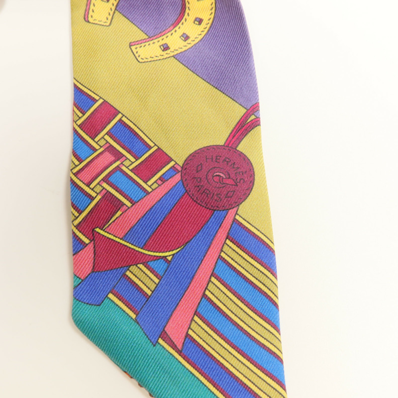 HERMES 絲質Twilly絲巾-4