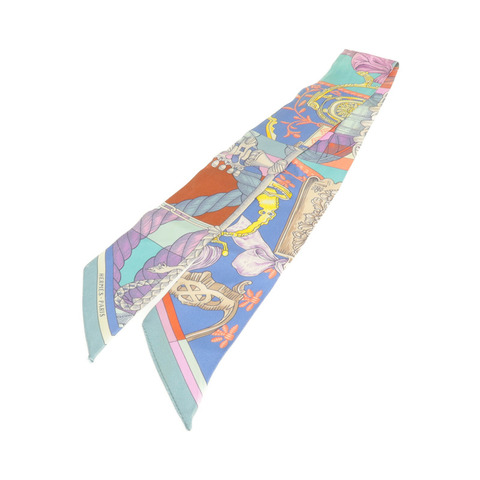 HERMES 絲質Twilly絲巾
